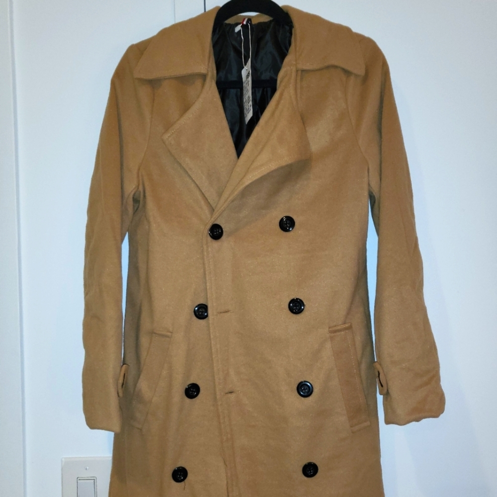 International Double-Breasted Wool Coat